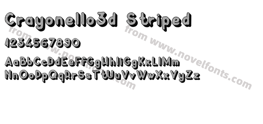 Crayonello3d StripedPreview
