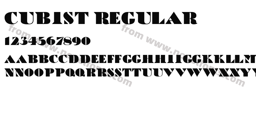 Cubist RegularPreview