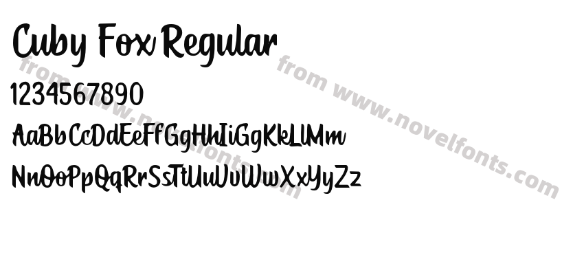 Cuby Fox RegularPreview
