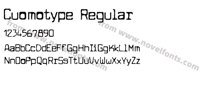 Cuomotype RegularPreview