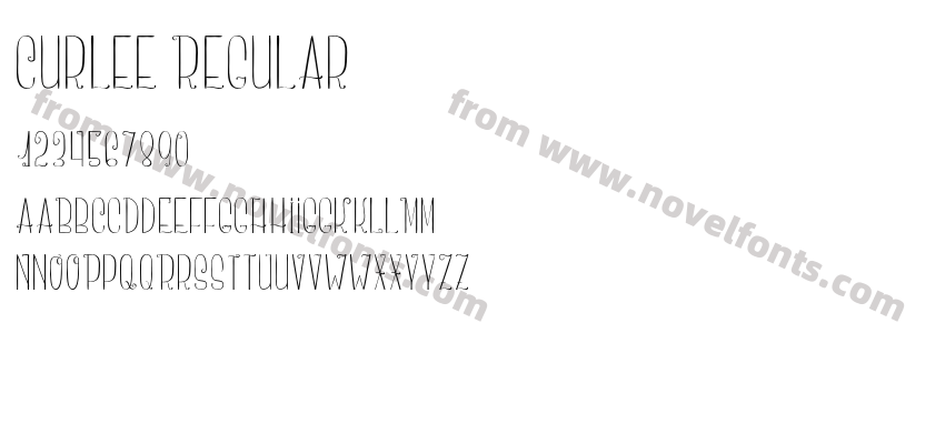 Curlee RegularPreview
