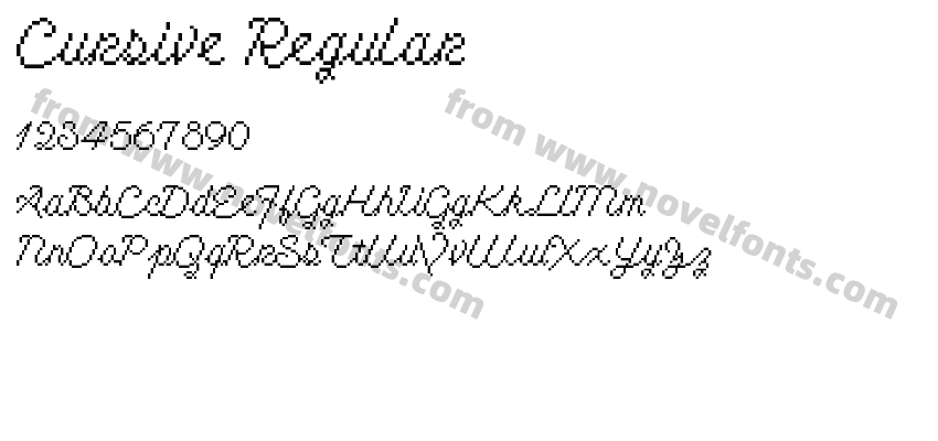 Cursive RegularPreview