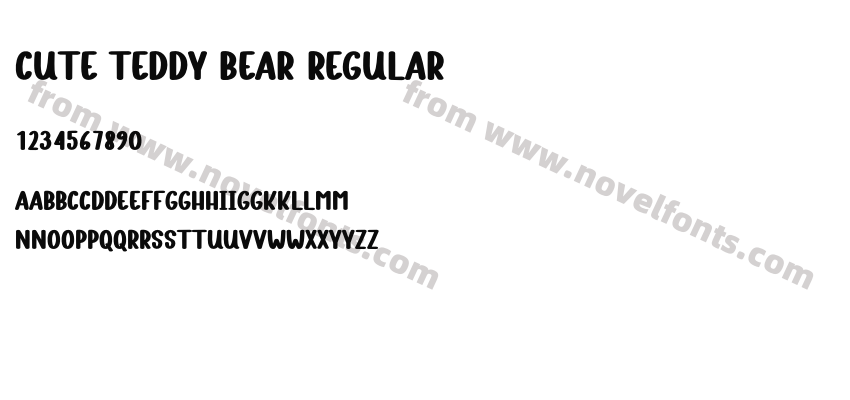 Cute Teddy Bear RegularPreview
