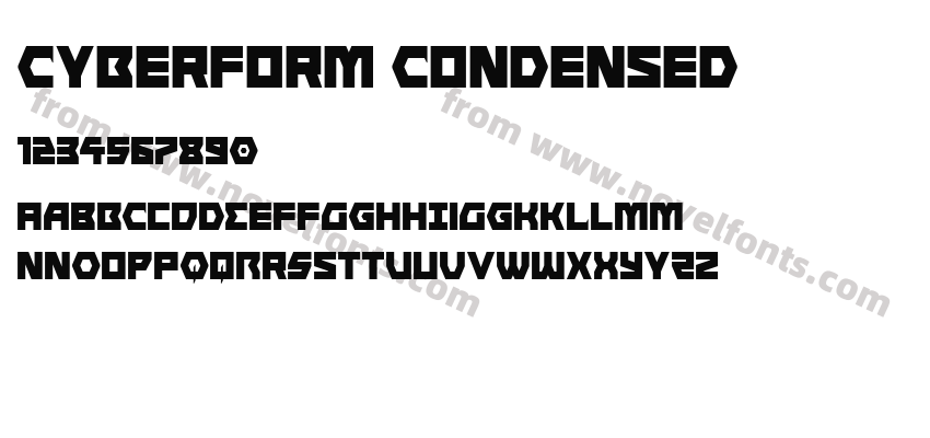 Cyberform CondensedPreview