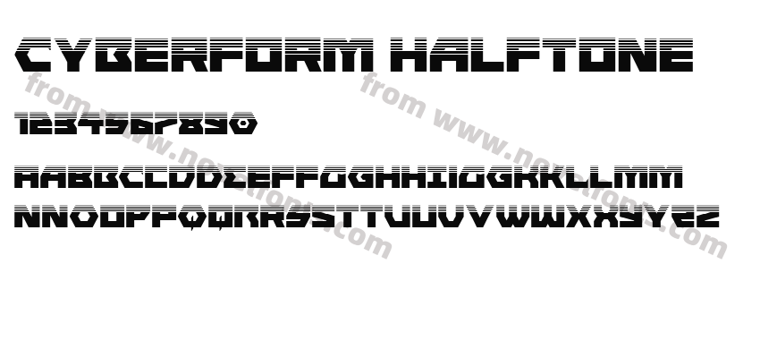 Cyberform HalftonePreview