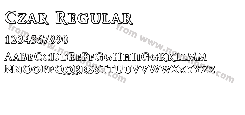 Czar RegularPreview