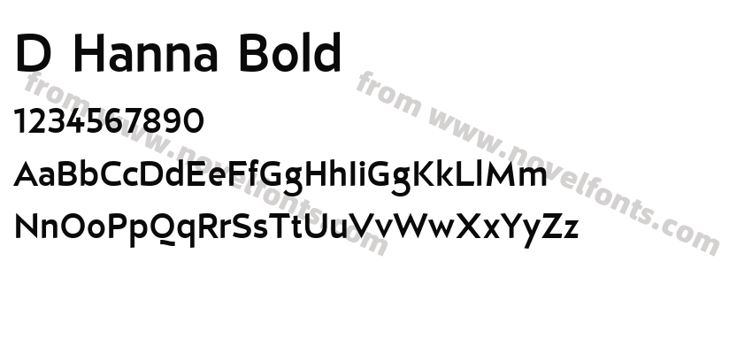 D Hanna BoldPreview