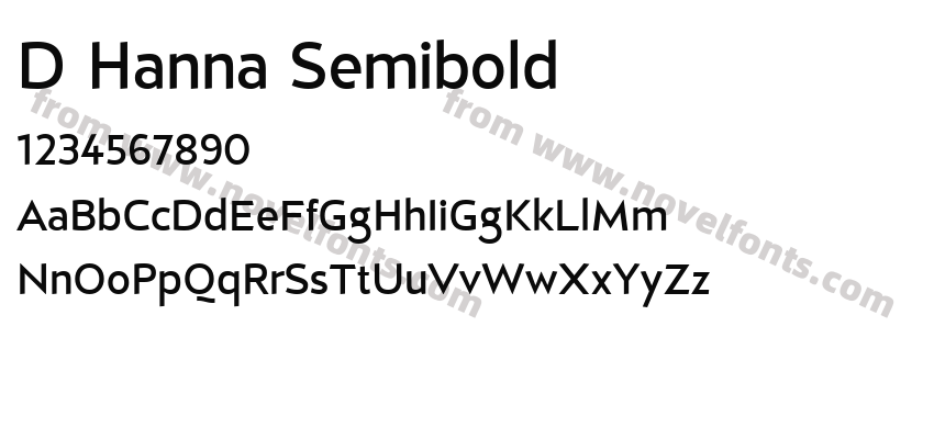 D Hanna SemiboldPreview