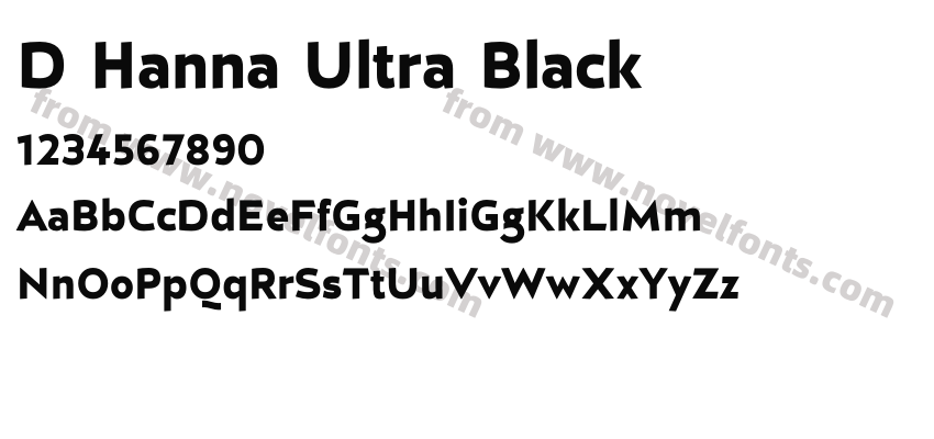 D Hanna Ultra BlackPreview