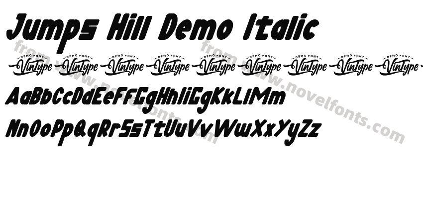 Jumps Hill Demo ItalicPreview