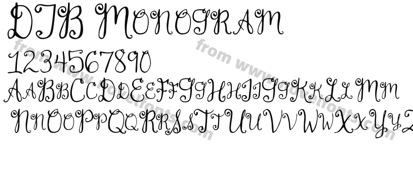 DJB MonogramPreview