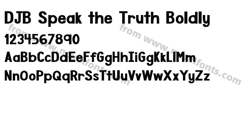 DJB Speak the Truth BoldlyPreview