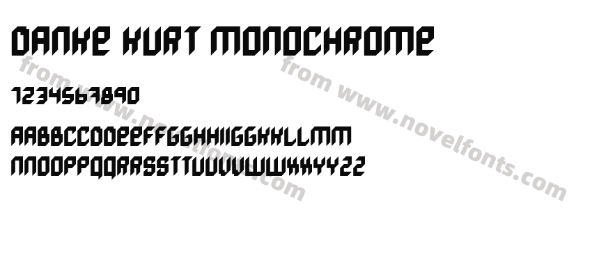 Danke Kurt MonochromePreview