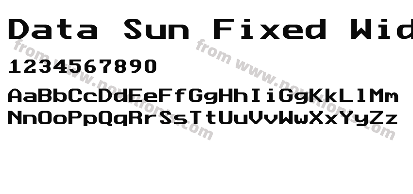 Data Sun Fixed WidthPreview