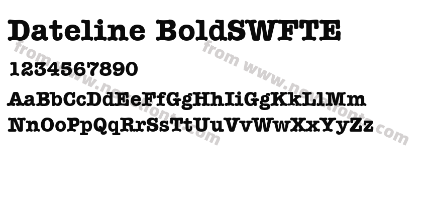 Dateline BoldSWFTEPreview