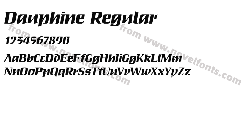 Dauphine RegularPreview