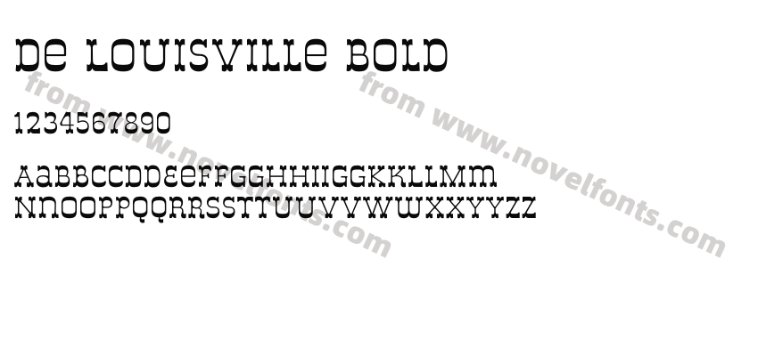 De Louisville BoldPreview