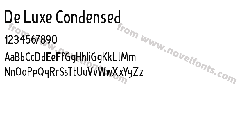 De Luxe CondensedPreview