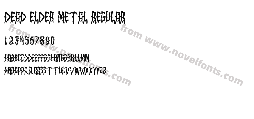 Dead Elder Metal RegularPreview