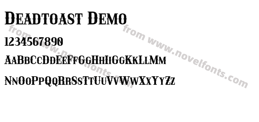 Deadtoast DemoPreview