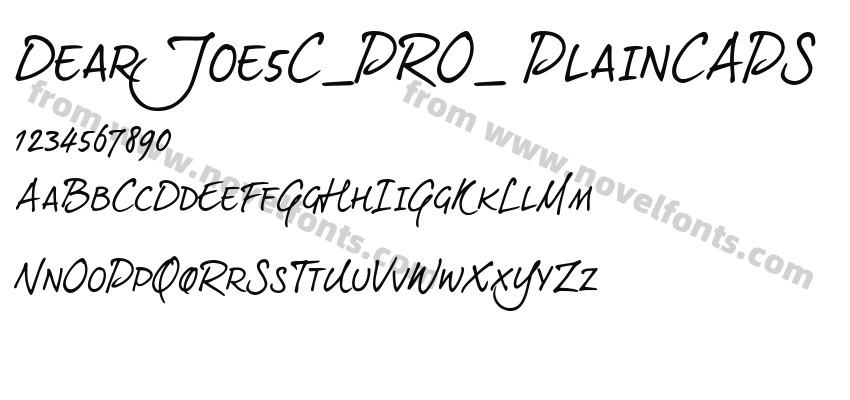 Dear Joe5C_PRO_ PlainCAPSPreview