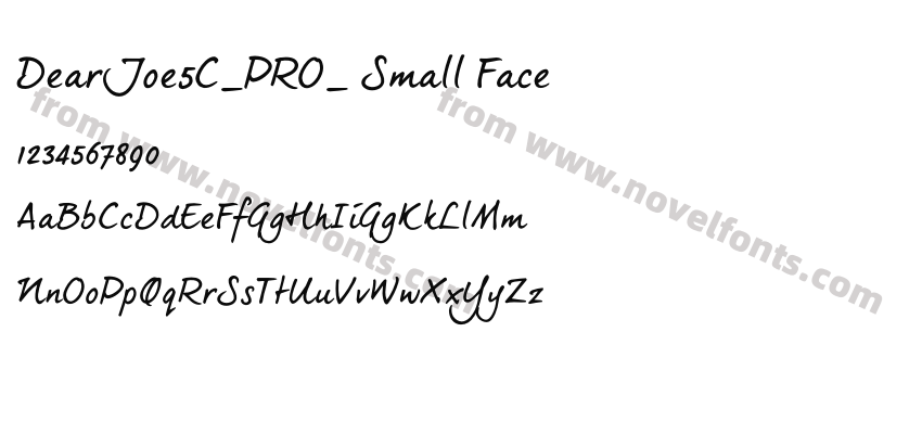 Dear Joe5C_PRO_ Small FacePreview