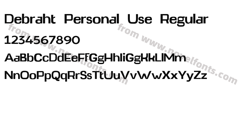 Debraht Personal Use RegularPreview