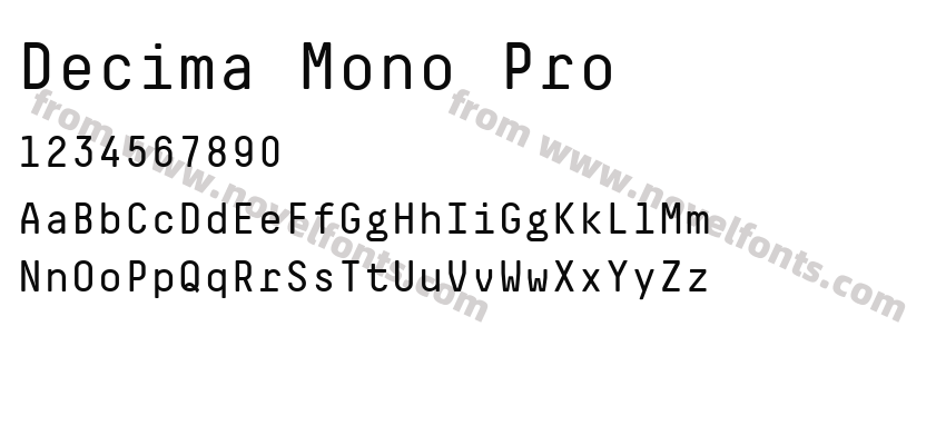 Decima Mono ProPreview