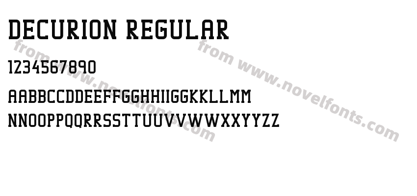 Decurion RegularPreview