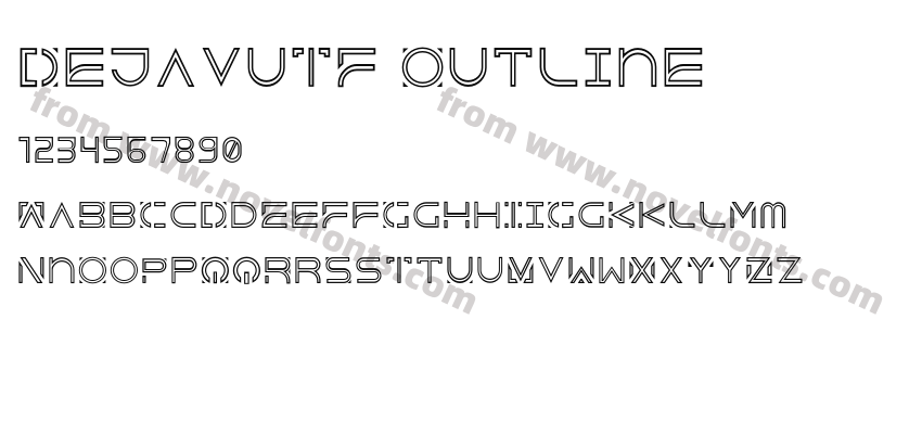 DejavuTF OutlinePreview