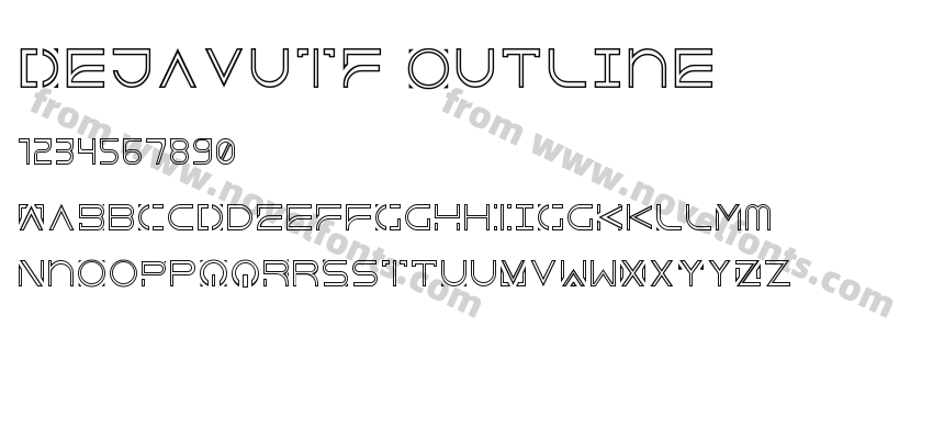 DejavuTF OutlinePreview
