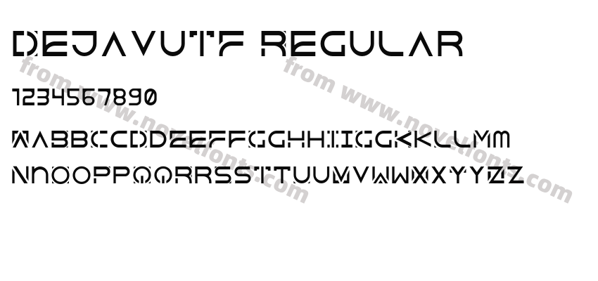 DejavuTF RegularPreview