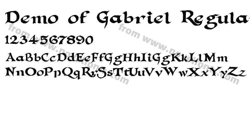 Demo of Gabriel RegularPreview