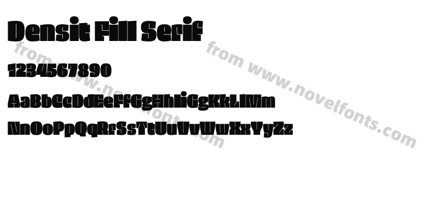 Densit Fill SerifPreview