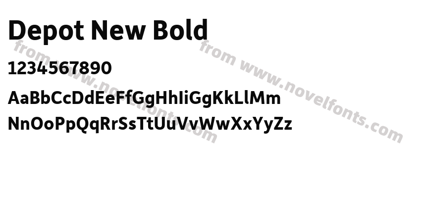 Depot New BoldPreview