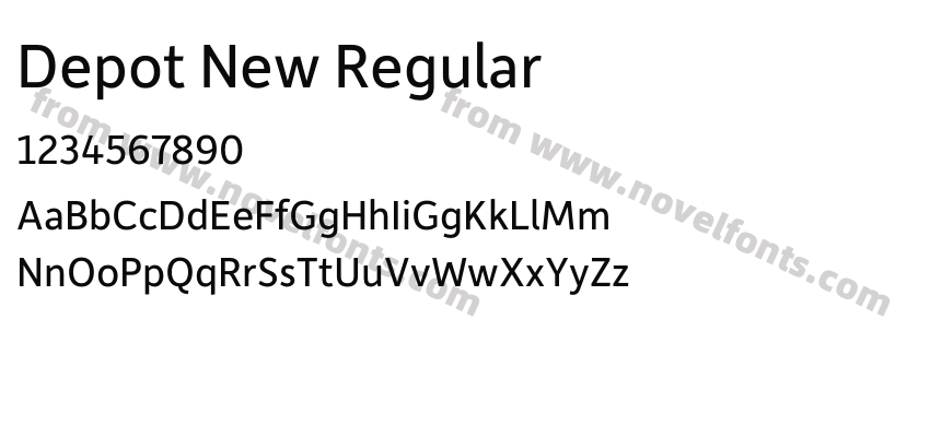 Depot New RegularPreview