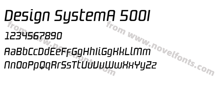 Design SystemA 500IPreview