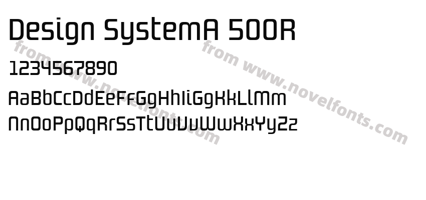 Design SystemA 500RPreview
