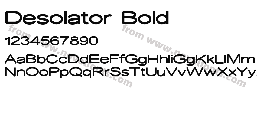 Desolator BoldPreview