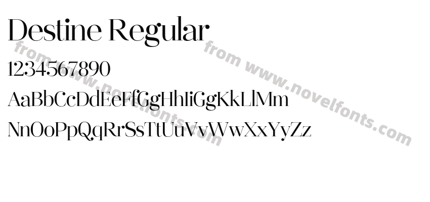 Destine RegularPreview