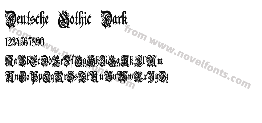 Deutsche Gothic DarkPreview