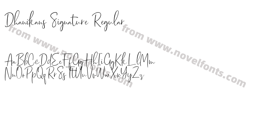 Dhanikans Signature RegularPreview