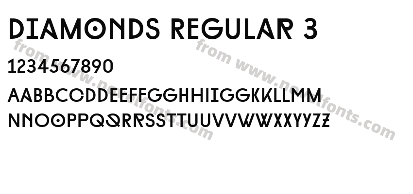 Diamonds Regular 3Preview