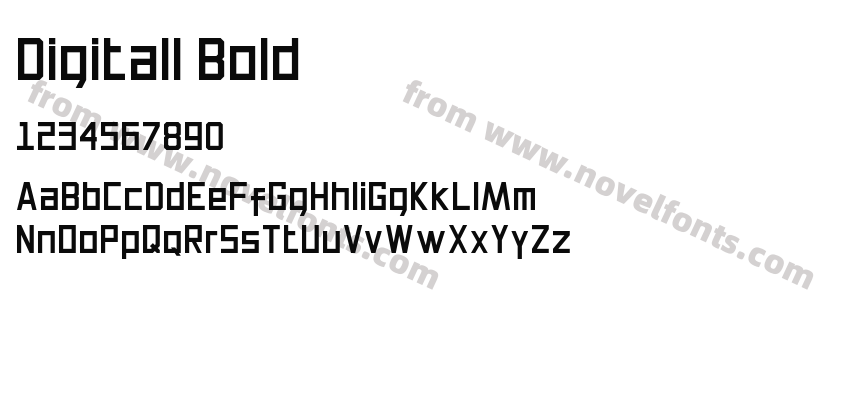 Digitall BoldPreview
