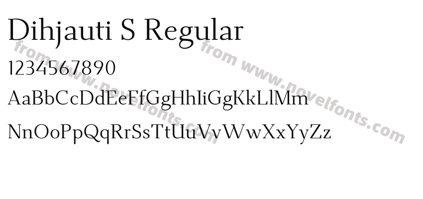 Dihjauti S RegularPreview