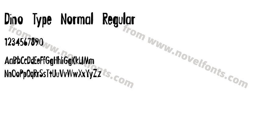 Dino Type Normal RegularPreview