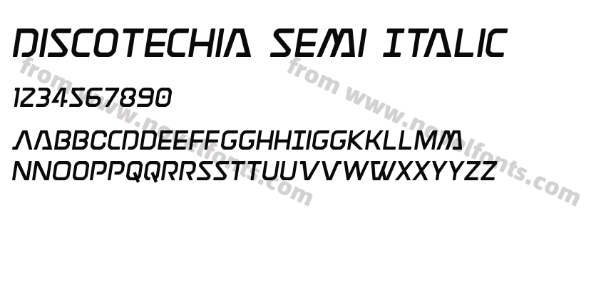 Discotechia Semi ItalicPreview