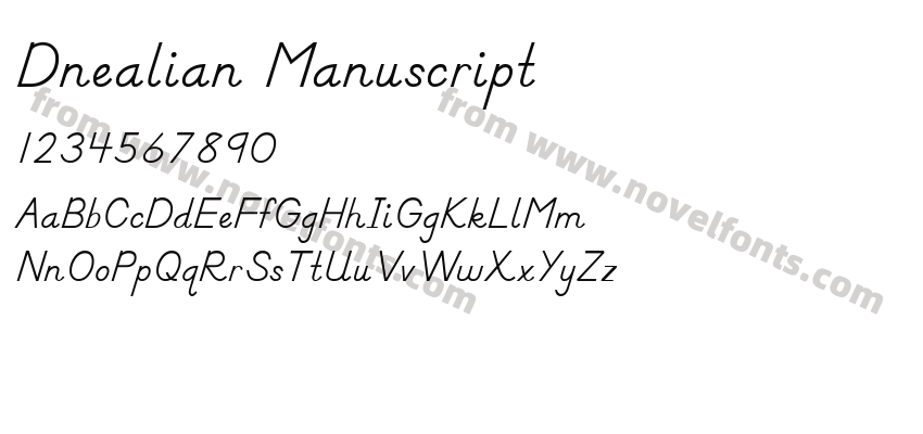 Dnealian ManuscriptPreview