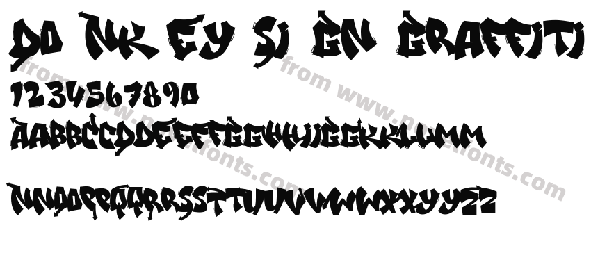 Do Nk Ey Si Gn GraffitiPreview