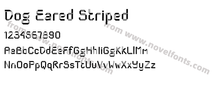 Dog Eared StripedPreview
